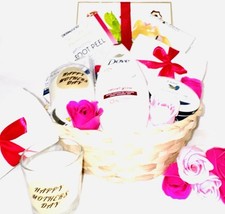Ladies Happy Birthday Pamper Day Filled Gift Hamper Basket For Her Girlfriend 