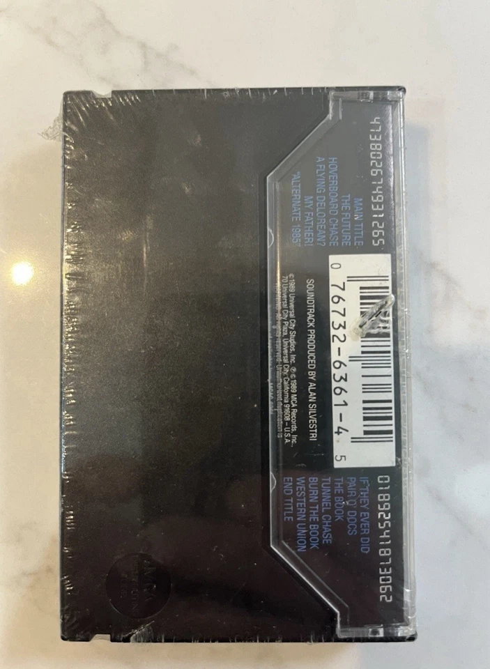 Back to The Future 2 Soundtrack Cassette Tape 1989 - McAc 6361 - Sealed Rare - Image 4 of 4