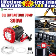 12V ELECTRIC DIESEL FUEL TRANSFER PUMP OIL DISPENSER 1.5L/MIN FUEL EXTRACTOR