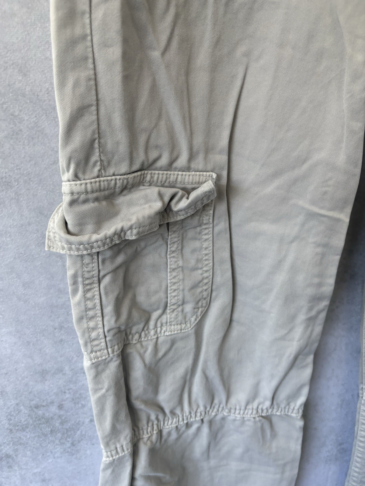 Zara Cargo Trousers Size W30” L31” Cotton Off White Women’s  thumbnail 5