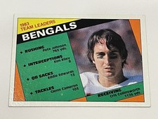 1984 Topps Football Team Leaders #32 - Cris Collinsworth - Cincinnati Bengals