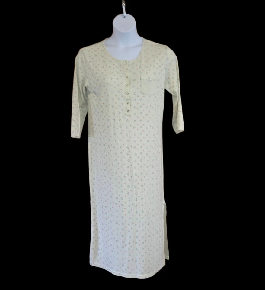 De Colección Para Mujer Gato Gatito Camisón Dormir AOP Largo Pijama WonderBra Talla L Foto 2 de 4