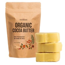 Organic Cocoa Butter Raw Unrefined - Food Grade USDA Certified - for Scars, S...