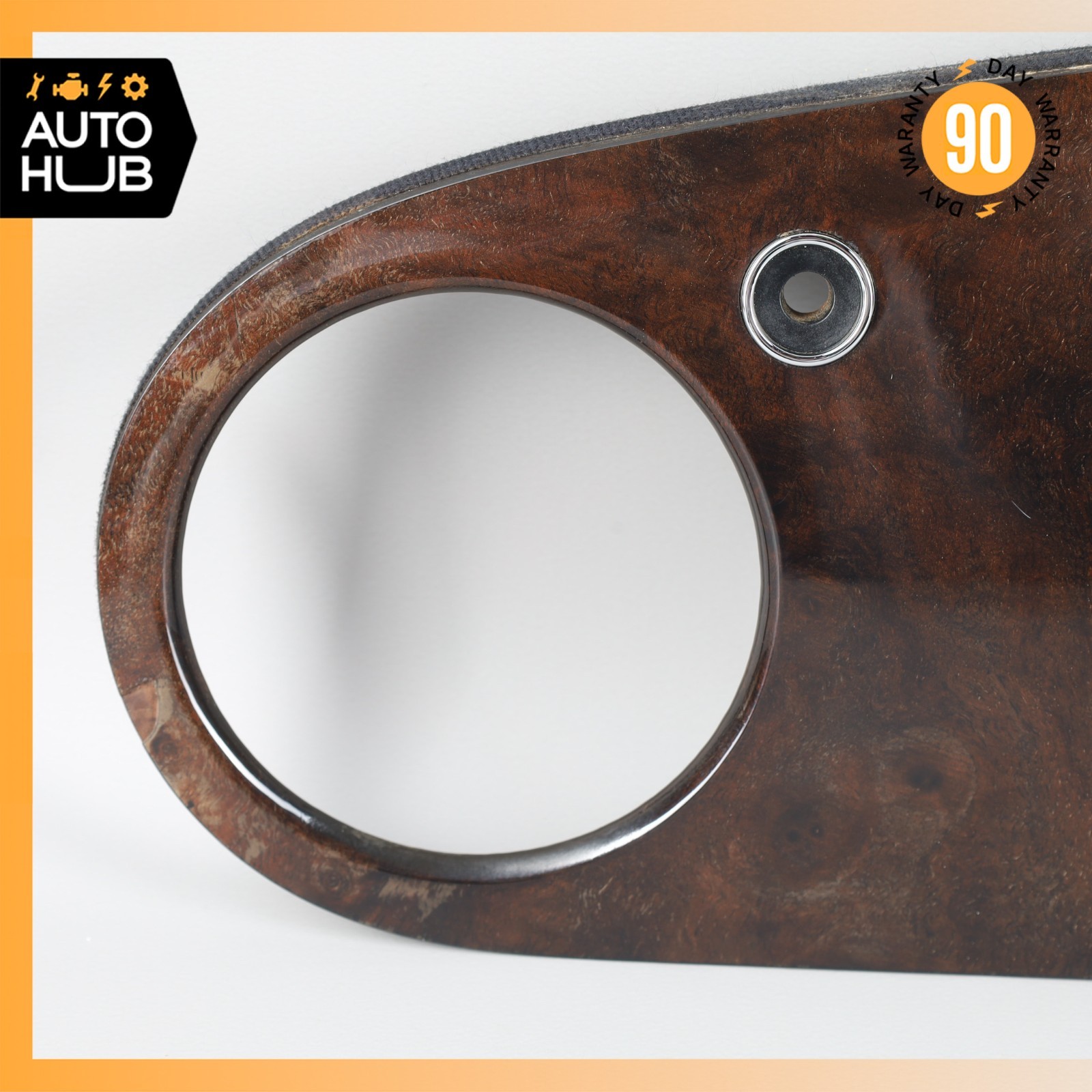 03-13 Bentley Continental GT GTC Dash Panel Speedometer Bezel Trim Wood OEM 31k