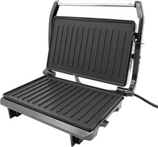 Panini Press and Grill Sandwich Maker/Compact Stainless Steel Design/Non-Stick H