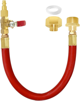 #ad Brass Winterize Blowout Adapter Kit Air Quick Connect to 3 4quot; GHT Thread with Ho $25.94