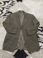 LEBANON MODEL MENS Jacket Blazer Wool Olive Green Luxury size 56