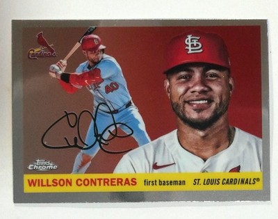 2025 Topps Chrome Platinum #108 Willson Contreras St. Louis Cardinals Baseball