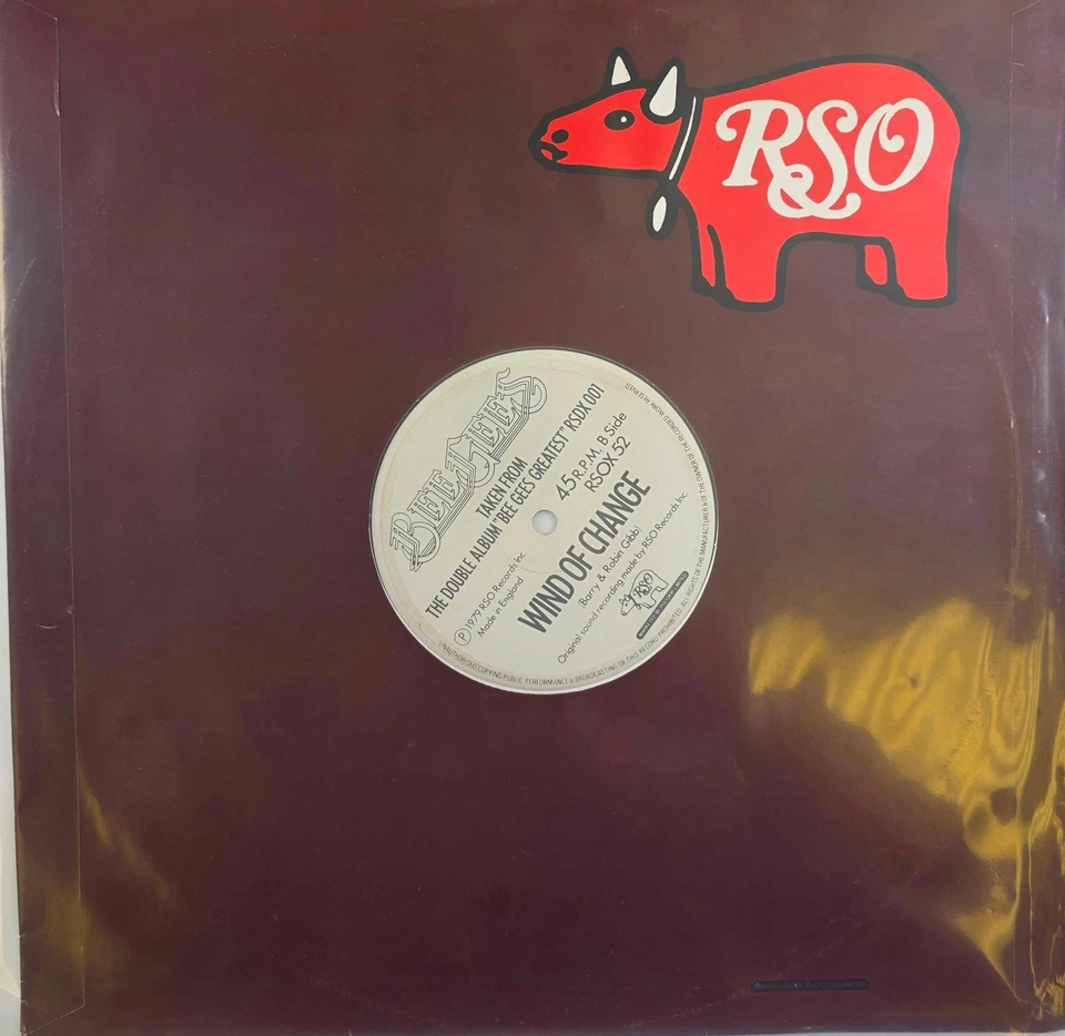 Bee Gees Spirits Having Flown 12" Vinyl Record in RSO company sleeve 1979 disco  - Image 4 of 4