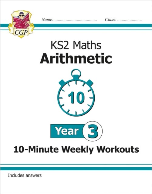 KS2 Year 3 Maths 10-Minute Weekly Workouts: Arithmetic by CGP Books PAPERBACK - Image 4