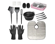 ROOHUA 16 Pieces Hair Dye Coloring Kit-Hair Tinting Bowl, Hair Agitador, Dye...