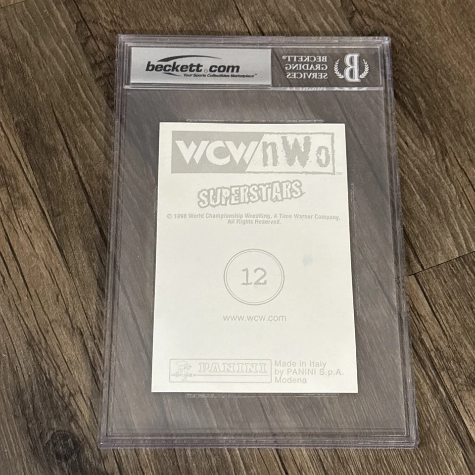 GOLDBERG 1998 PANINI WCW/NWO SIGNED AUTOGRAPHED ROOKIE CARD BAS AUTHENTIC - Image 2 of 2