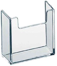 Vertical Business Card Attachment for Literature Displays Clear Acrylic QTY 40 
