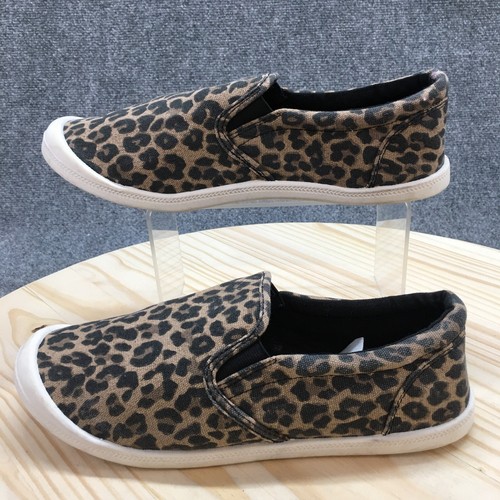 Mad Love Shoes Womens 11 W Kassandra Slip On Sneakers Brown Comfort Leopard - Picture 2 of 17