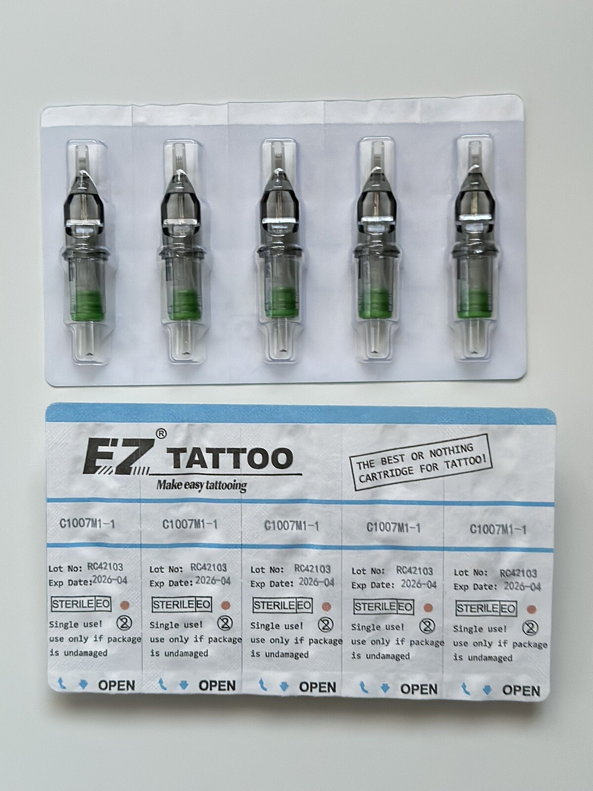 tattoo needle cartridges Ez Revolution 1007M1 20 Cartridges eBay