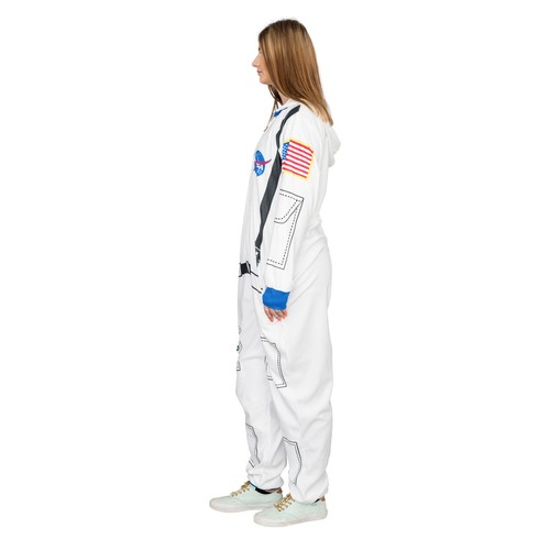 Kids Unisex NASA Program Astronaut Halloween Comic Cosplay Costume Pajama Suit - Picture 10 of 12