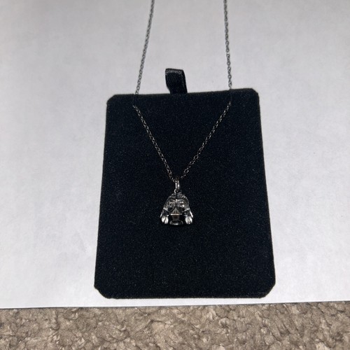 RARE Kay Jewelers Star Wars Darth Vader 925 Sterling Silver Pendant Necklace! - Picture 2 of 9