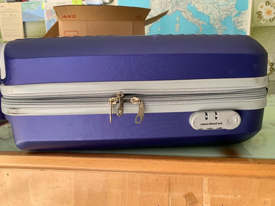 TROLLEY COVERI you young, , bagaglio a mano  - *******    CON UNA RUOTA MANCANTE - Immagine 4 di 4