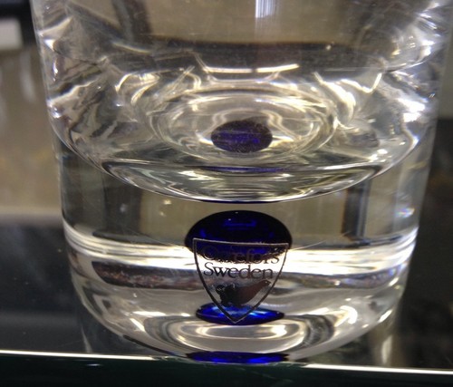 ORREFOR INTERMEZZO BLUE HIGHBALL TUMBLE GLASSES NEW NEVER USED X4 - Picture 8 of 12