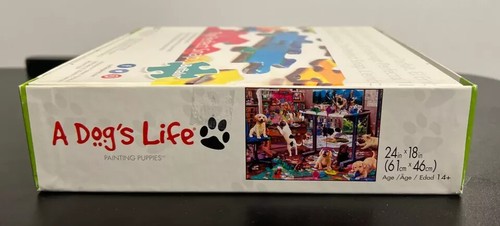 Rompecabezas Buffalo Games Dog's Days: Painting Puppies 750 piezas - Imagen 2 de 5