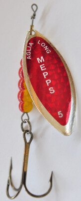Mepps Kunstköder angeln Spinner - Aglia Longue Redbo Gr. 5 mit 29g