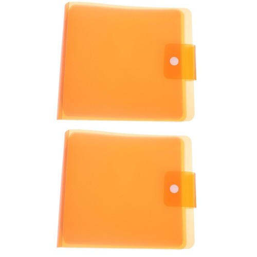 2 Pcs CD-Aufbewahrungsbox Reisen DVD-Organizer CD-Aufbewahrungshüllen - Afbeelding 3 van 12
