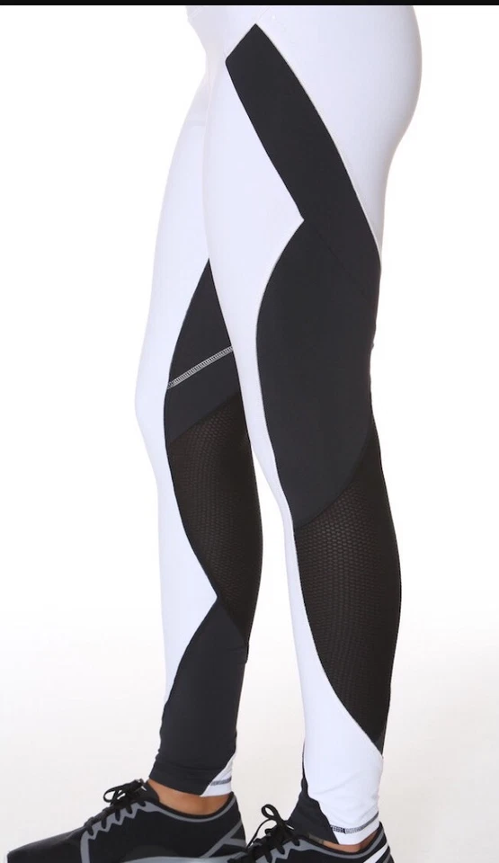 Nuevo Legging Topgráfico Para Mujer Lukka Lux Active Duga, Blanco y Negro L Foto 3 de 4
