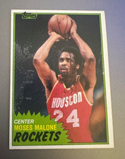 1981-82 Topps#14 Moses Malone Philadelphia 76'ers (1)