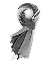 Color Block Winter Scarf for Men Long Neck Wraps Shawl Urbanstyle Scarf Gift Top