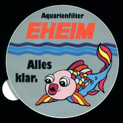 Advertising Stickers - Eheim Aquarium Filter - 10x10cm - Vintage Advertising Advertising