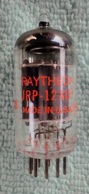 Vintage Elektronenröhre Typ JAN-JRP 12AU7 (=E82CC), Fa RAYTHEON / NOS 
