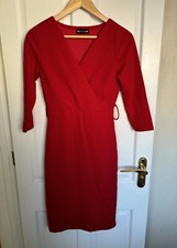 BitFemme Red Dress with Belt - size medium