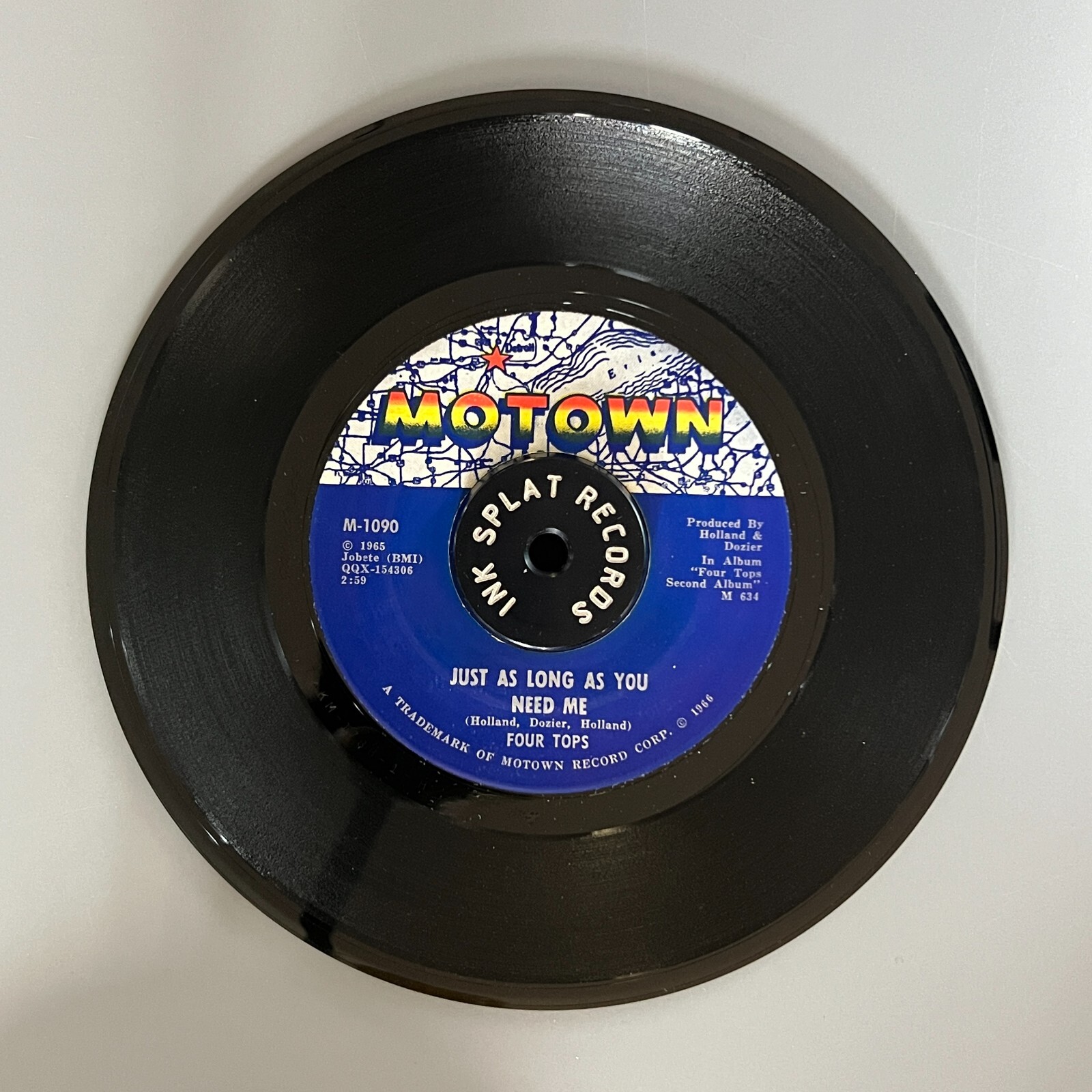 Four Tops - Just As Long As You Need Me - Motown - Northern Soul USA Original