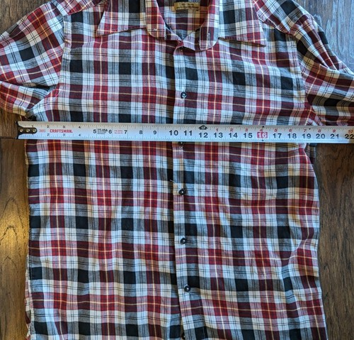 Zara Men’s Textured Long Sleeve Shirt Multicolor Plaid Print Stripes Size XL - Picture 7 of 13