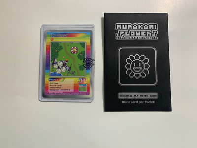 その他 Takashi Murakami Flower card #geisai22 Takashi Murakami GEISAI #22 Exhibition Official Trading Card