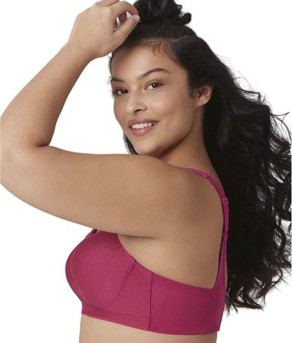 Glamorise RUBY RED The Ultimate Full Figure Soft Cup Sports Bra, US 46I, UK 46G - Picture 2 of 4