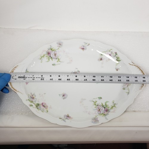 VTG Theodore Haviland Limoges France Oval Platter 16+" x 11+" - Picture 11 of 13