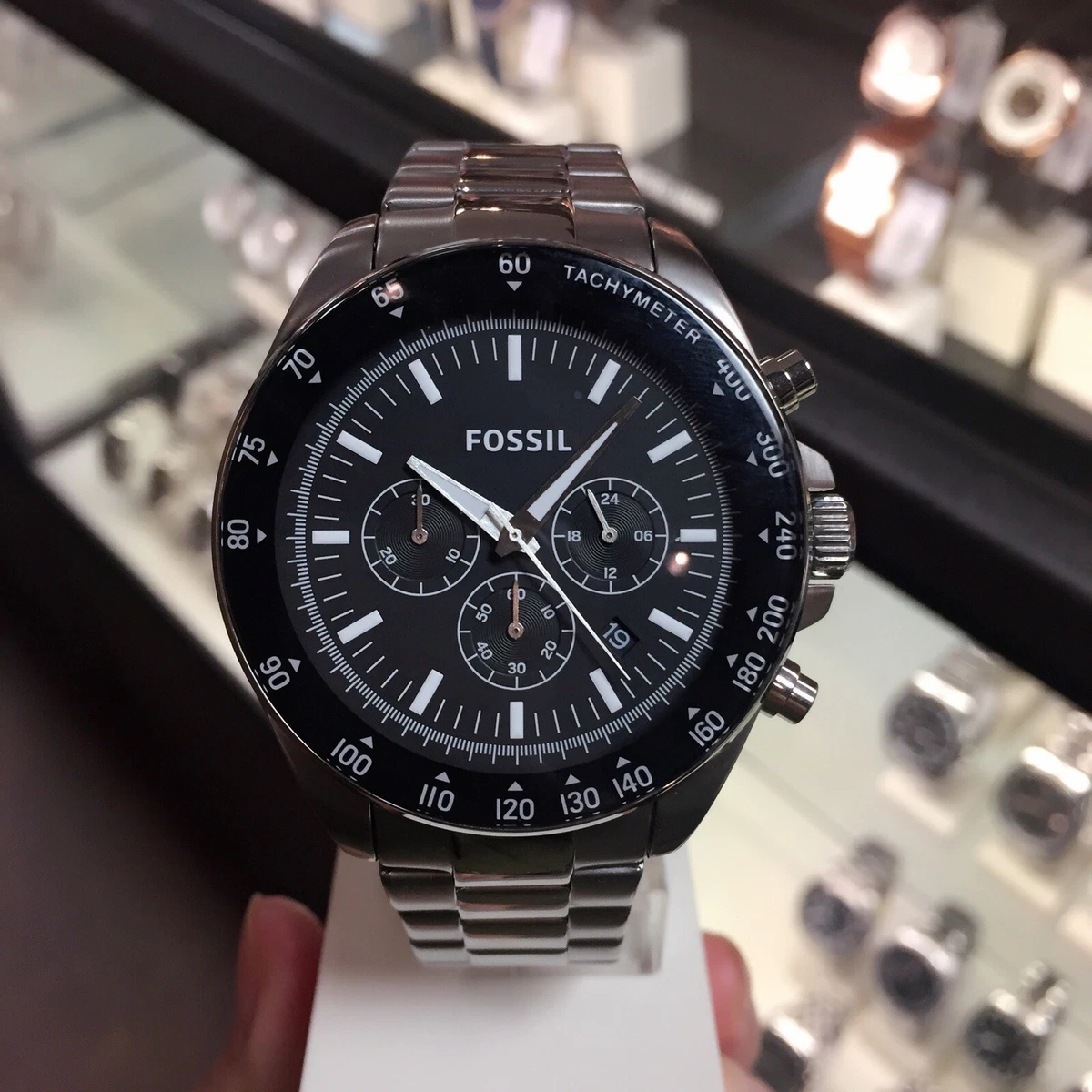 Fossil black sale