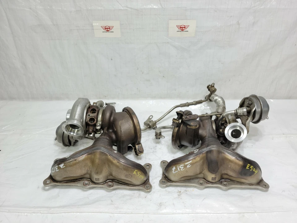 2007-2013 BMW 335i Turbocharger Twin Front and Rear OEM 11657593015 Foto 2 de 3