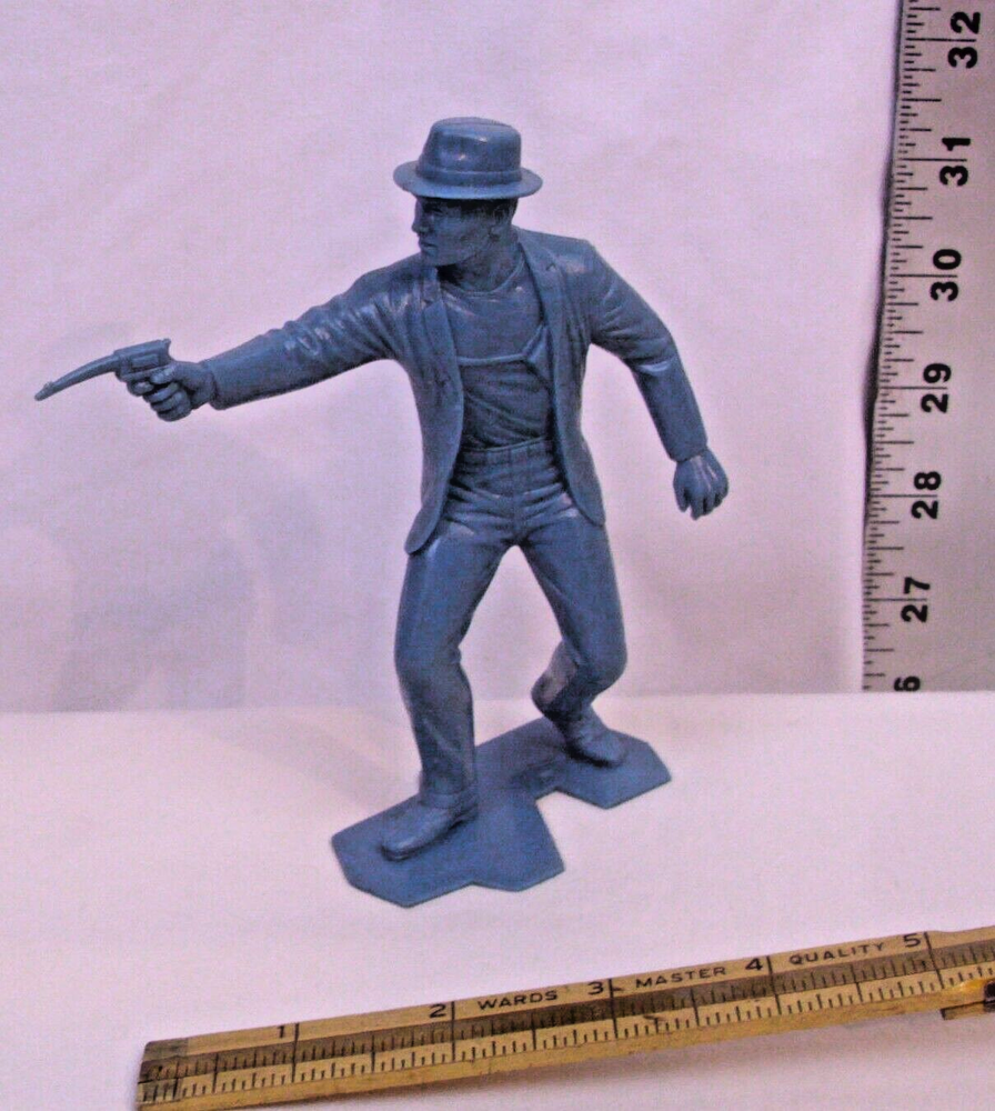 1966 Marx Man From U.N.C.L.E. Blue Spy Action Figure