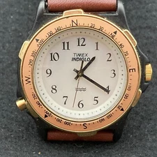 Men's Timex Indiglo Water Resistant Watch Tested Works Great