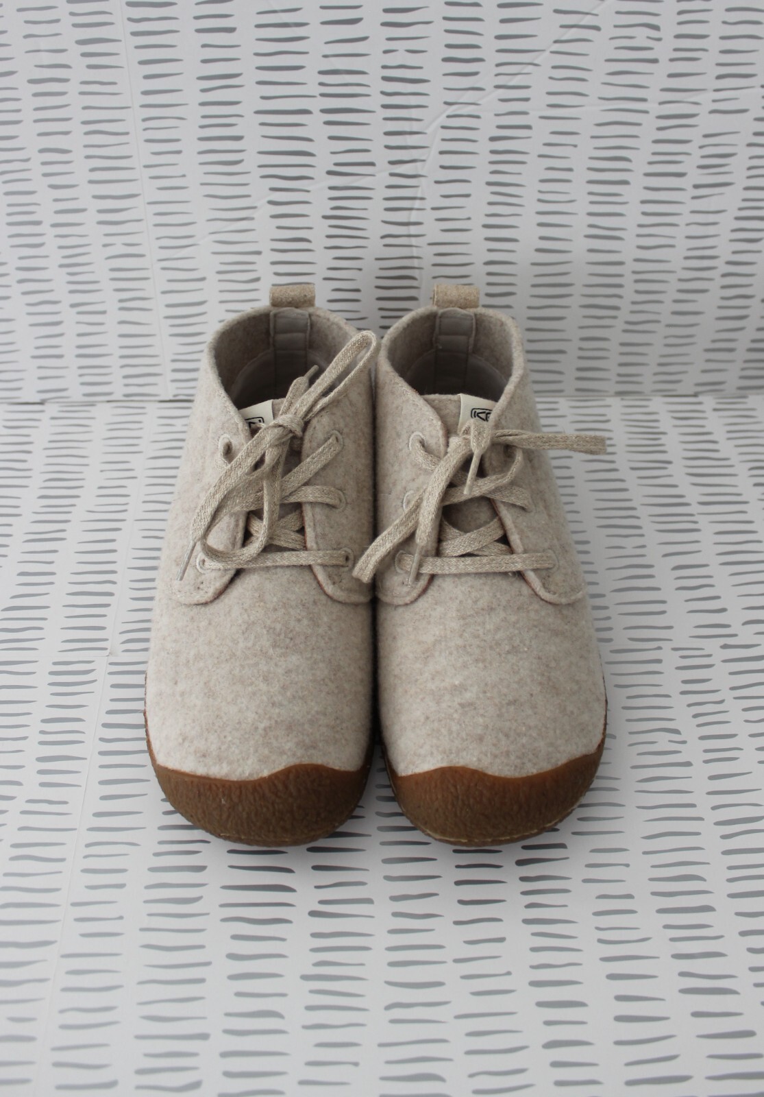 Stivali chukka KEEN donna Mosey lana marrone tortora taglia 9 usati