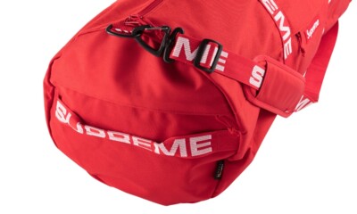 NEW Supreme SS18 Cordura Duffle Bag 36L Red - IN HAND 100