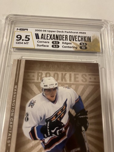2005-2006 Parkhurst Alexander Ovechkin #669 Rookie HGA 9.5 Gem Mint Hockey Card - Picture 8 of 20