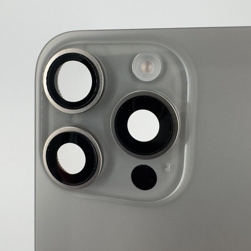 iPhone 16 Pro Max Natural Titanium Back Glass OEM Original Apple Grade A - Photo 2 sur 13