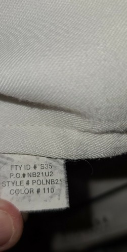 Pantalones de vestir para hombre Perry Ellis portafolio caqui 33""x32"" poliéster - Imagen 8 de 8