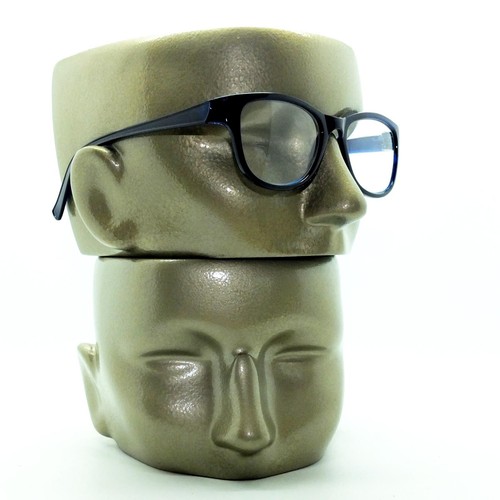 Reading Glasses Traditional Retro Office Frame Deep Sapphire Blue +2.50 Lens - Picture 2 of 4