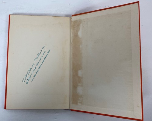 Confucius Said It First by Tehyi Hsieh, 1939 HC DJ, 2nd printing -- SIGNED - Imagen 12 de 12