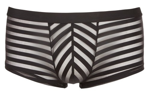 Sexy Boxershorts schwarz gestreift Unterwäsche Herren halbtransparent Men Pants Svenjoyment bis 2XL - Bild 5 von 8