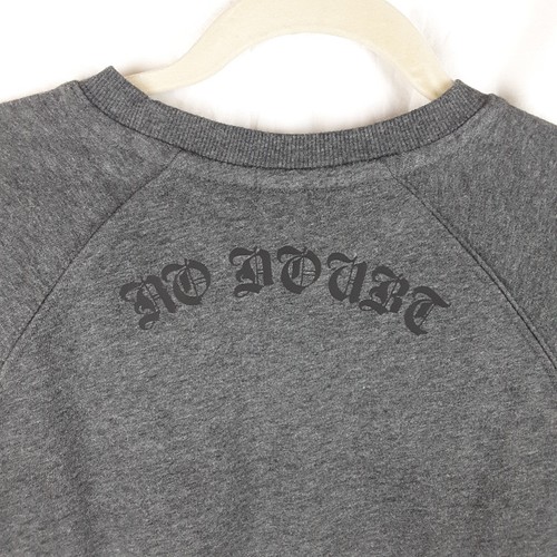 No Doubt band cut off sweater Kids Size Small short sleeve grey 6/7 - Picture 3 of 4
